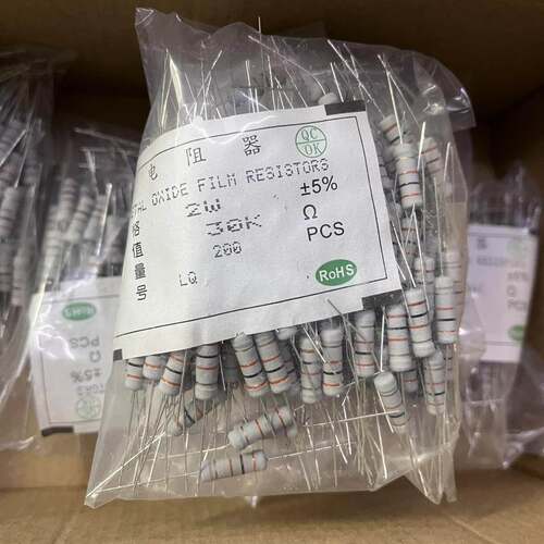 电阻器2W30K 200个一小包无铅，环保产品