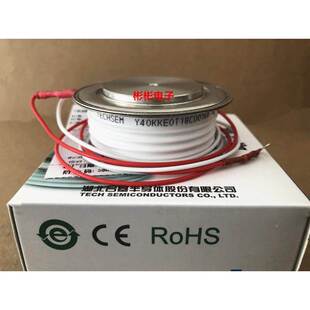 湖北台基TECHSEM Y40KKEOT KK600A1600V中频电炉快速晶闸管可控硅