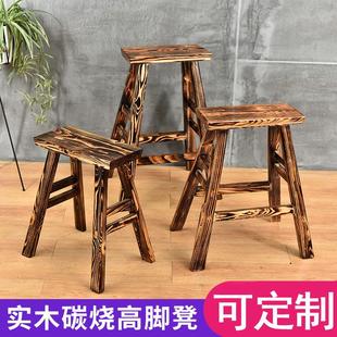 高脚凳吧台凳全国包邮松木梯凳实木凳子酒吧椅高腿椅子方凳餐凳