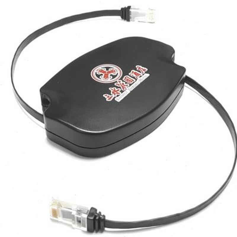 25米千兆六类可伸缩网线自动伸收缩网络线宽带线家用酒店 便携式