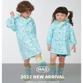韩国has雨衣儿童幼儿园男女宝宝小学生雨披轻薄梦幻防风春夏四季
