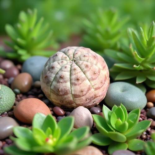 实生神玉白肌布纹球多肉植物大戟花卉绿植室内盆栽阳台四季好养