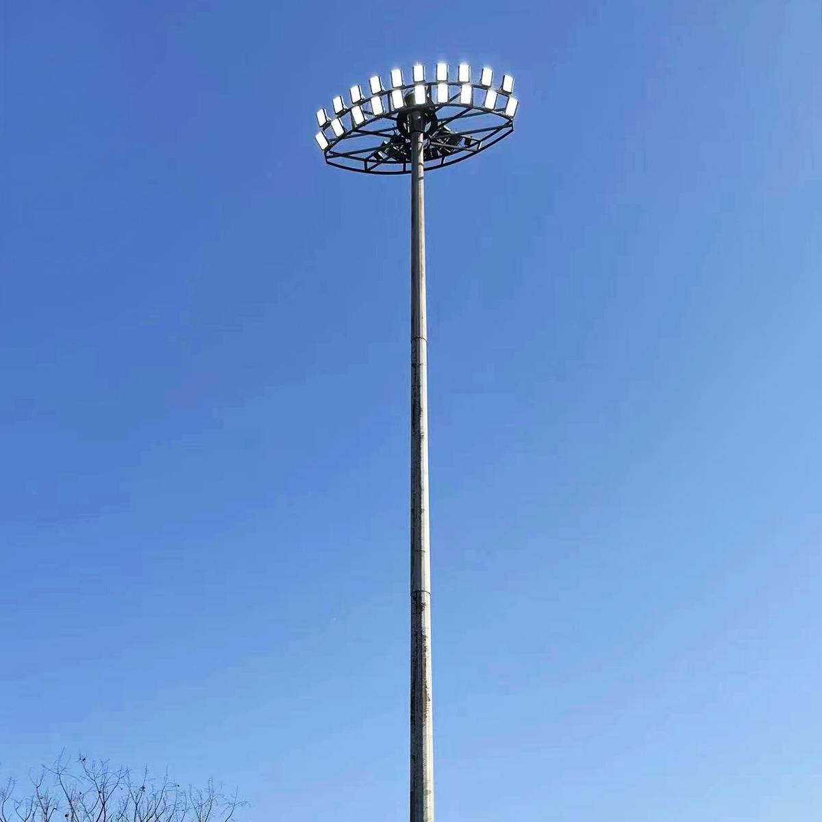 高杆灯厂家广场足球场篮球场户外照明灯可升降led投光灯高杆路