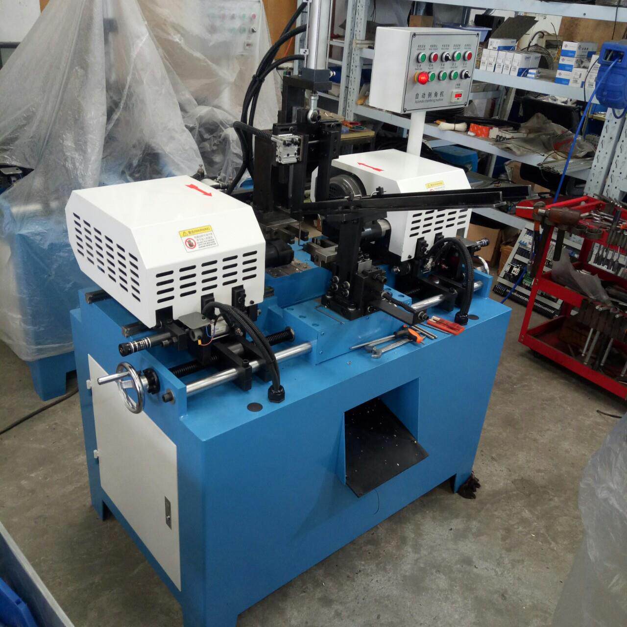 DJ50S型双头倒角机不锈钢台式自动超短圆管交流三相倒角机