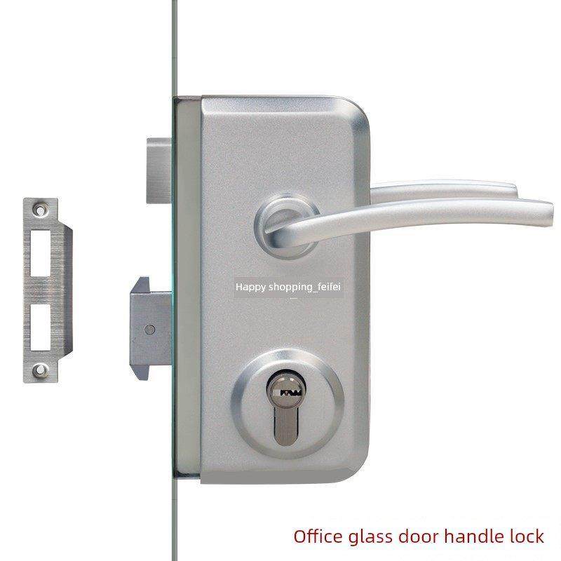 办公隔断铝锁门锁单门玻璃把手锁 双门玻璃门执手锁 玻璃锁外装锁,基础建材,特殊用锁,淘宝优惠券,粉丝福利购,淘宝优惠卷