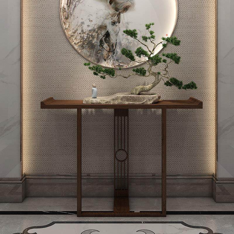 新中式实木玄关台现代简约中式供桌小条案靠墙玄关桌家具禅意案台,住宅家具,玄关台,淘宝优惠券,粉丝福利购,淘宝优惠卷