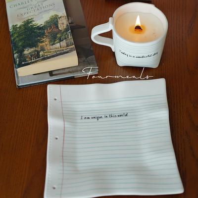 《未完待续》创意木质香薰蜡烛礼盒可爱小众女生学生礼物生日礼品