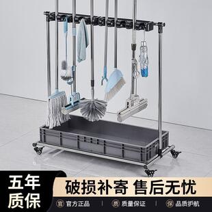 家用移动拖把架落地拖布沥水不锈钢卫生间清洁工具阳台拖把池架子