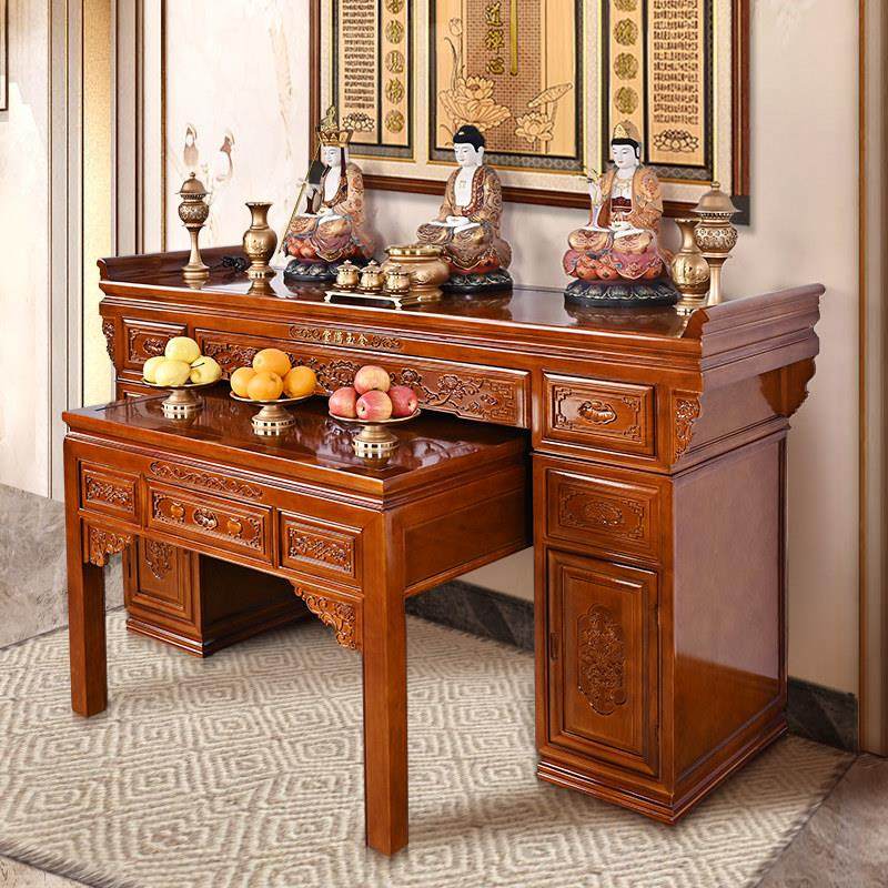 梵泽福供桌佛台香案观音台供台实木新中式财神桌佛桌八仙桌子神台,住宅家具,供桌,淘宝优惠券,粉丝福利购,淘宝优惠卷