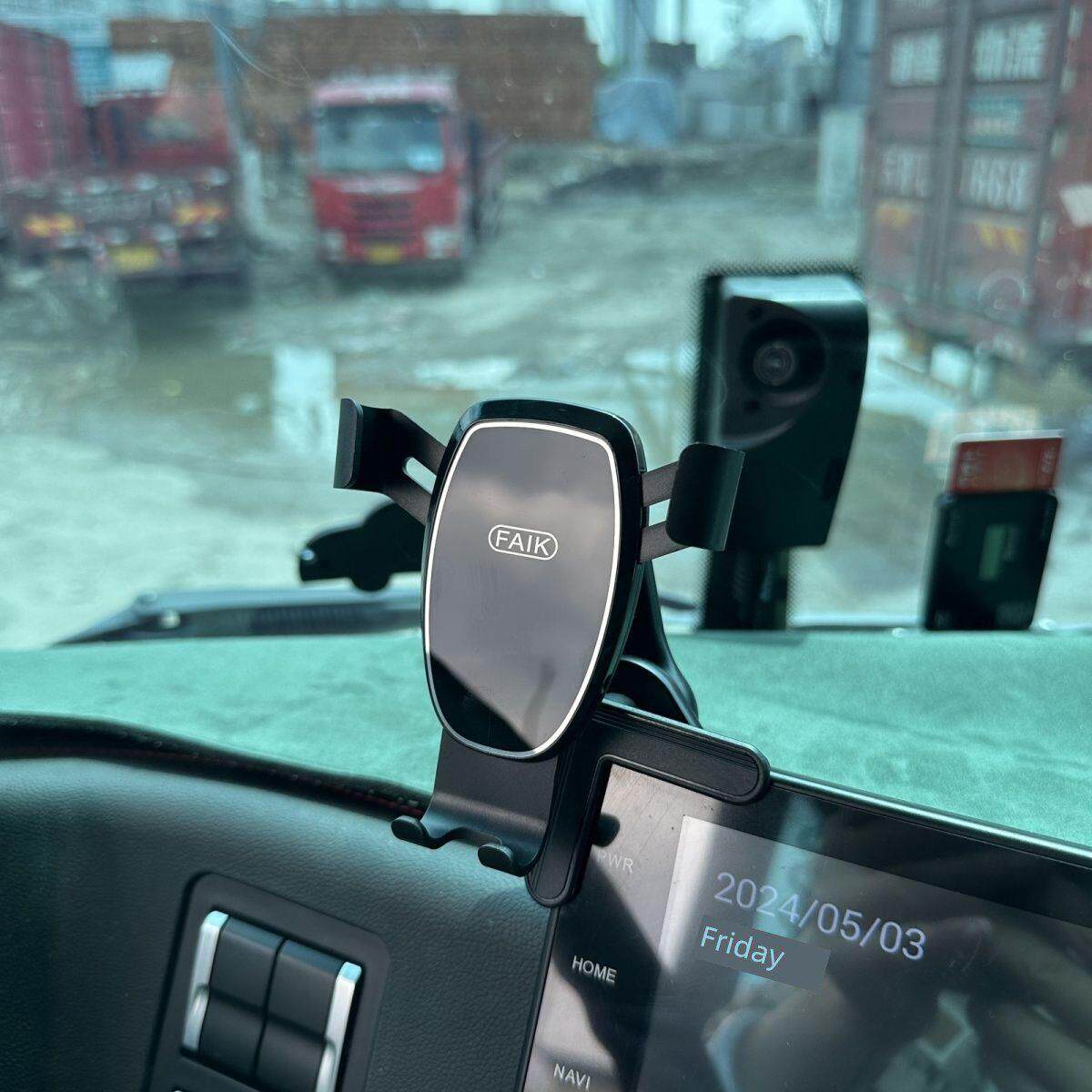 适用于新山德卡G5S/G7S专用车载手机座G7S导航屏固定支架