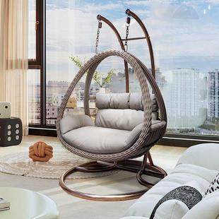 户外吊篮家庭秋千鸟巢吊椅藤椅摇篮双庭院摇椅室内吊床阳台懒人