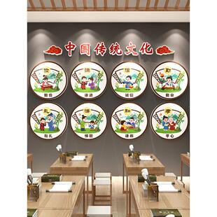幼儿园墙面装饰传统文化墙贴环创材料主题墙成品走廊教室环境布置