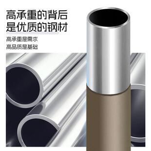 居友晾衣架落地挂衣架卧室内简易家用折叠木纹不锈钢晾晒衣架