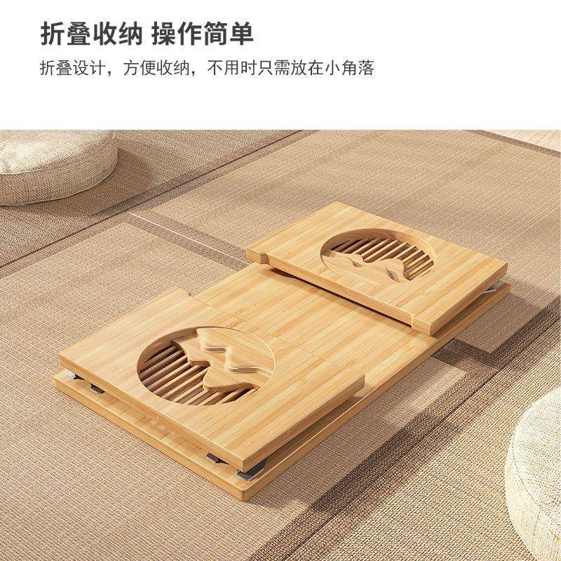 (活动价）飘窗小桌子实木折榻榻习米小茶几上吃饭学书桌坐地炕矮