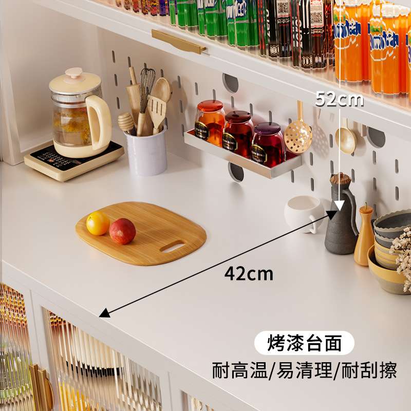 {活动价}厨房置物架餐边柜储物多功能多层微波炉烤箱收纳橱柜碗柜