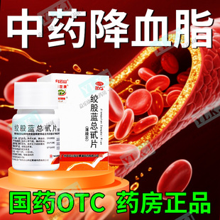 血脂高吃什么药降血脂稠成人胸闷肢麻眩晕头痛专用药绞股蓝总甙片