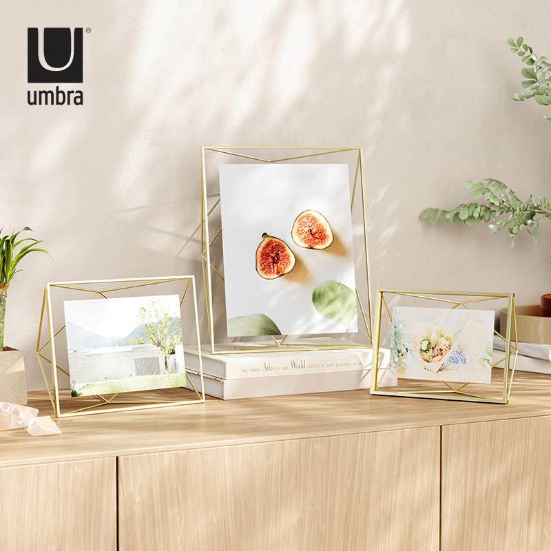 Umbra 北欧a4相框摆台金属创意水晶简约照片画框挂墙外框挂墙6寸,家居饰品,相框/画框,淘宝优惠券,粉丝福利购,淘宝优惠卷