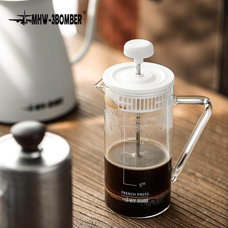 MHW-3BOMBER轰炸机Gimme法压壶 法式滤压家用咖啡壶 冲茶器过滤壶