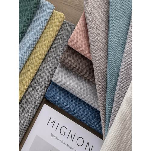 高档加厚亚麻沙发布料面料棉麻装饰布手工抱枕坐垫靠垫包床头工程