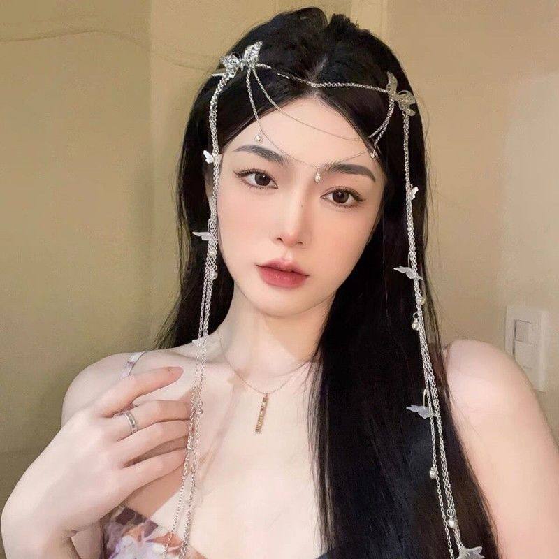 异域风情汉服古风发饰额饰眉心坠额头链汉服蝴蝶花朵流苏发夹额饰,饰品/流行首饰/时尚饰品新,发饰,淘宝优惠券,粉丝福利购,淘宝优惠卷