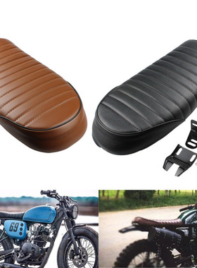 热销复古改装CG125摩托车坐垫 复古改装 Cafe复古座包 带卡扣