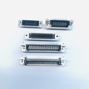 SCSI-68P 50P 36P 26P 20P 14P 母头弯脚1.27 双边缘 电脑配件