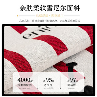 多巴胺直排防滑沙发坐垫子四季 直线卡通沙发垫2025新款 通用沙发盖