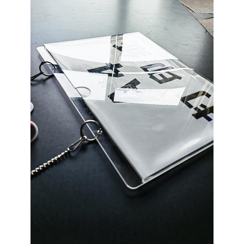 亚克力悬挂吊牌a4挂牌车间分类标示牌可订可更换仓库分区域标识牌