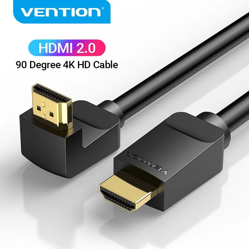 Vention HDMI Cable 4K HDMI 2.0 Cable HDMI 90/270 Degree Angl