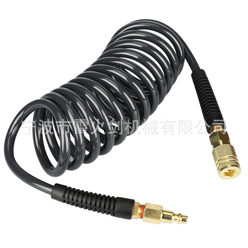 PU气管 5*8 6.5*9.5  8*12空气软管 7,5米带美式快速接头铁镀铜