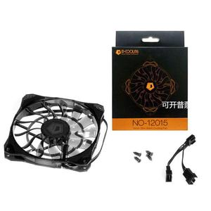 ID-COOLING NO-12015 12CM薄风扇 4pin温控 厚度1.5CM 薄扇