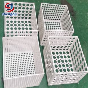 塑料冲孔网板 打包置物分拣洞洞PVC网折弯筐收纳仓储洗菜沥水篮