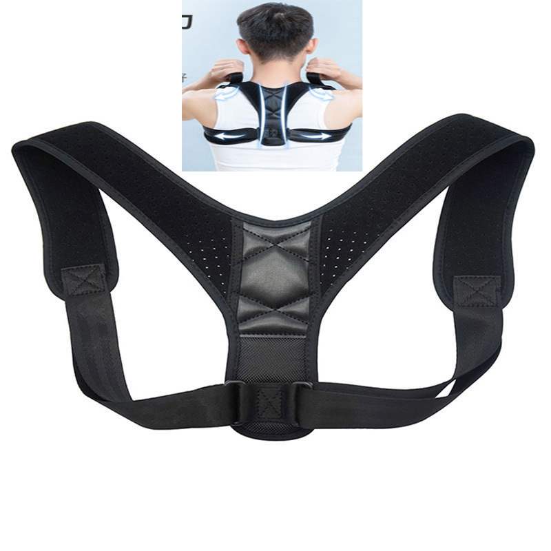 Back correction strap, hunchback corrector, breathable clav