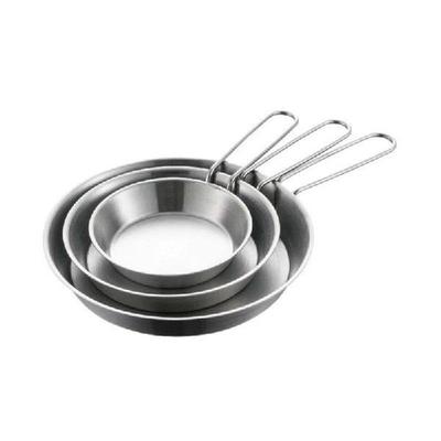 Stainless Steel Frying Pans Nonstick Frypan with Foldable