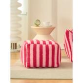 脚凳 可爱 小方凳 懒人沙发 儿童沙发 泰迪天鹅绒 小凳子