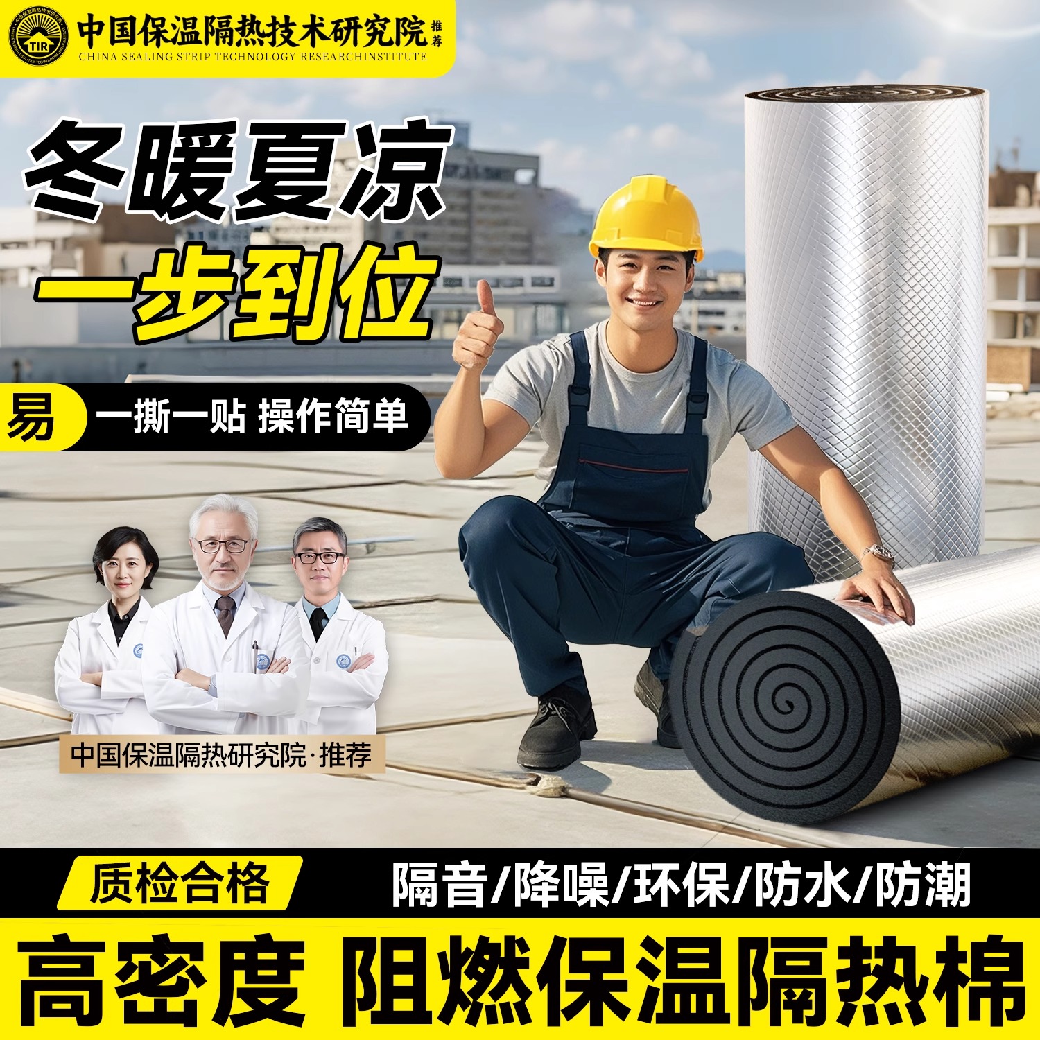 阳光房隔热棉保温防火耐高