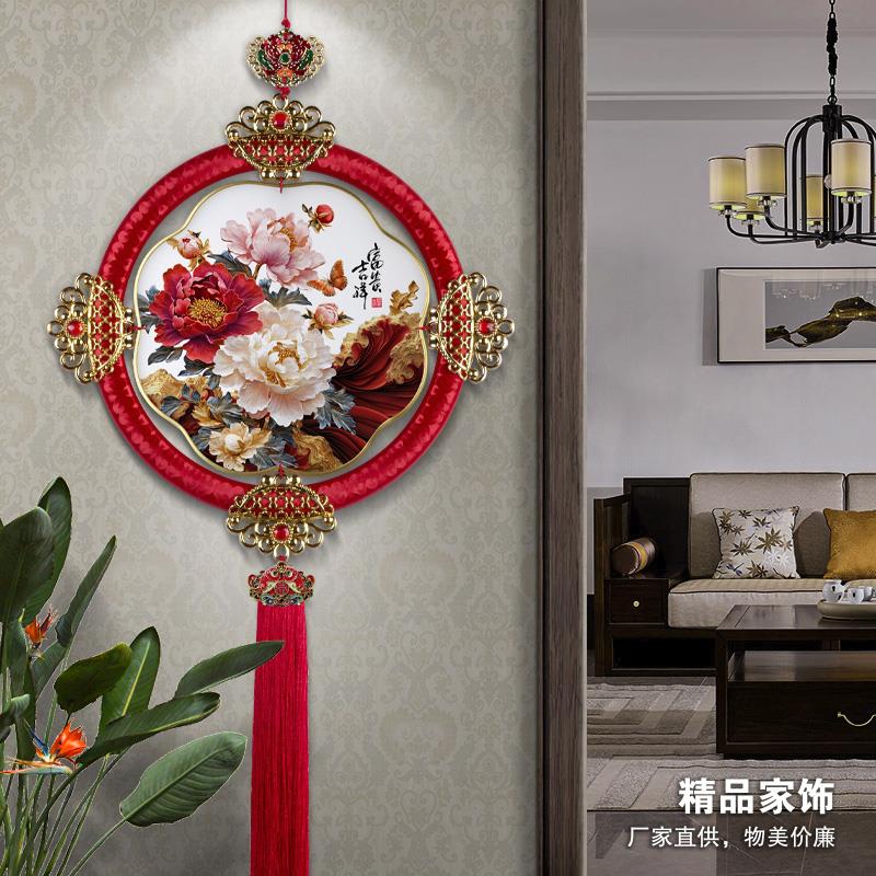 客厅沙发背景墙装饰画 画乔迁中国结画 画挂件墙上装饰品新中式挂
