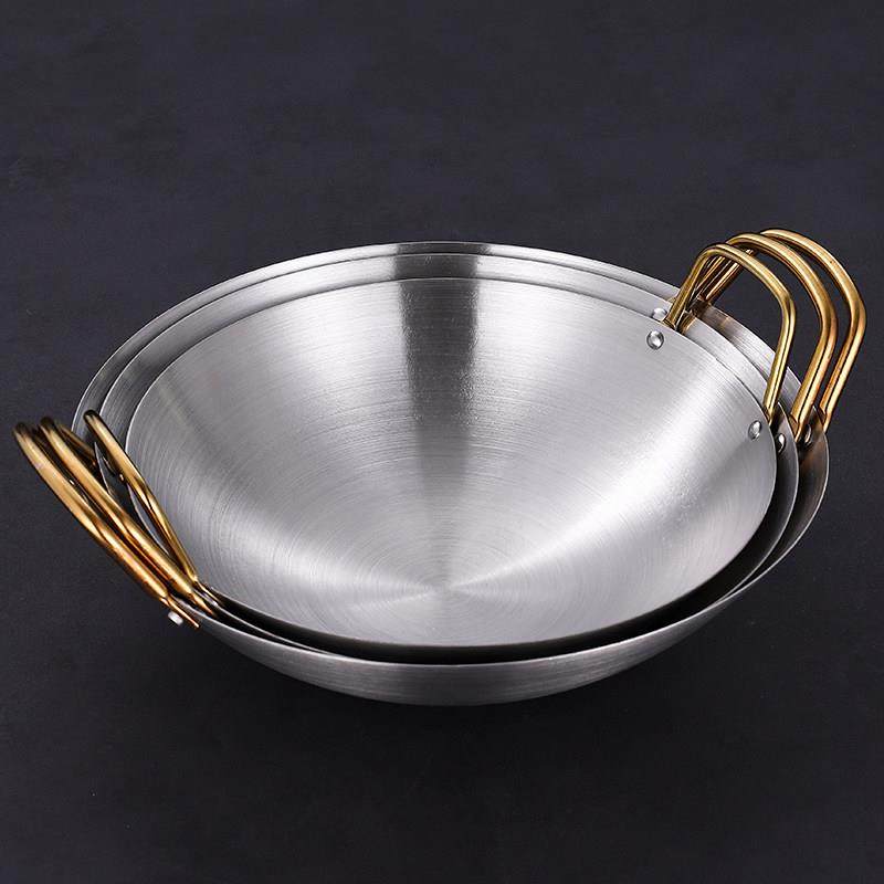 加厚不锈钢干锅锅仔金耳酒吧鼎商用小火锅酒精炉火锅锅子圆底香锅,厨房/烹饪用具,火锅,淘宝优惠券,粉丝福利购,淘宝优惠卷