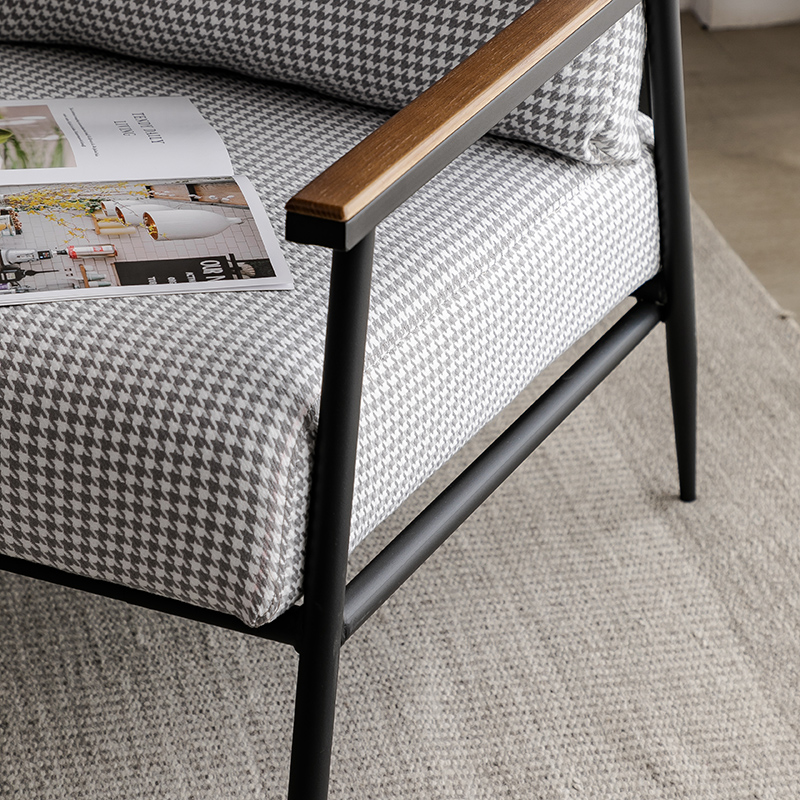 轻奢商用休息区休闲沙发酒店美容院服装店商务接待洽谈小桌椅组合