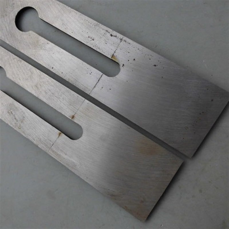 九十年代库存老货潍坊金马牌刨刃木工刨刀锻打贴钢刨铁推刨配件