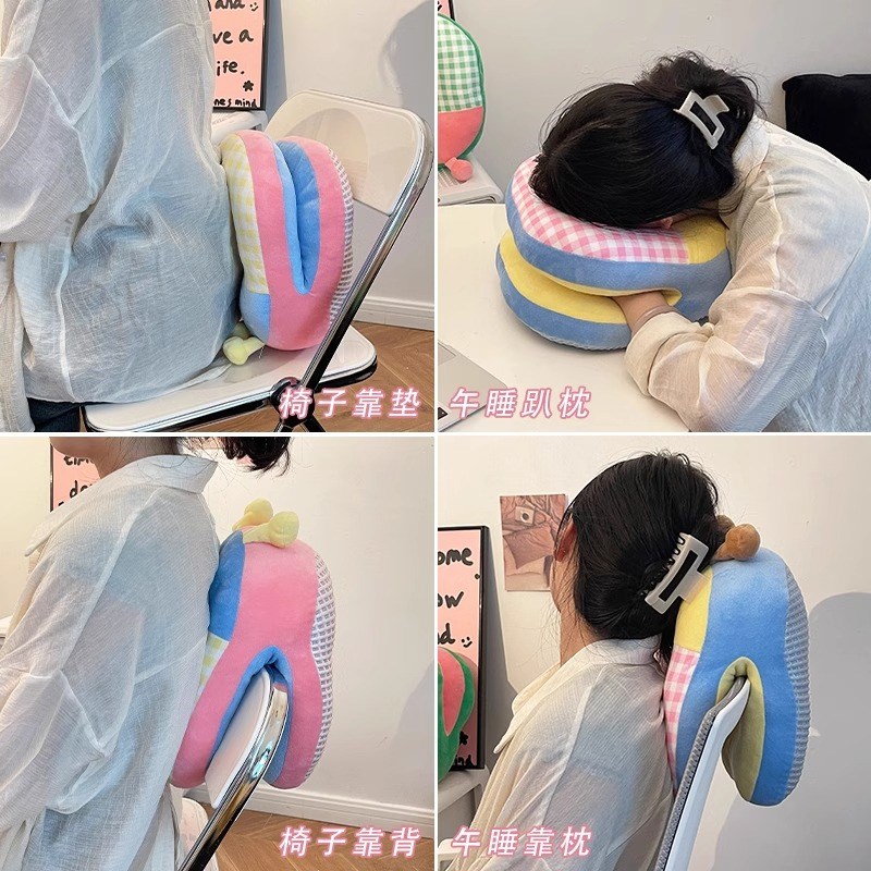 可爱午睡枕女生枕头办公室午休趴睡枕小学生桌上午睡抱枕神器