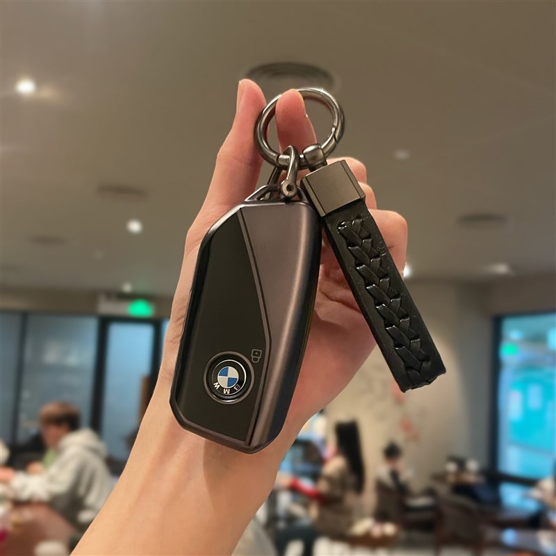 适用于宝马钥匙套2023款X1/X6735li/X5L7系/X7i7/新iX/XM男扣