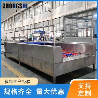 煤矿金属矿长4米全自动双通道洗靴机 铝合金材质耐磨毛刷洗靴机