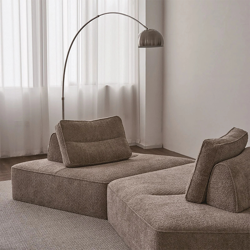 欧式简约蛋糕豆腐块模块沙发客厅大户型超大坐深民宿酒店组合沙发