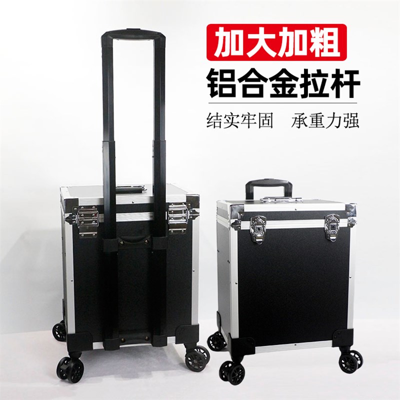 可刹车万向轮大容量家具美容工具箱家私修复维修补漆收纳拉杆