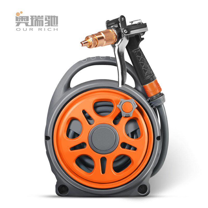 奥瑞驰高压水枪家用冲洗超强增压喷水枪自来水浇花洗车水管收卷器