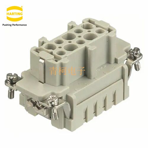 HARTING哈丁重载连接器10针10芯 09330102702 Han 10 E-F-C 浩亭