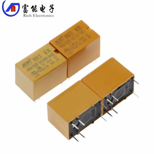 汇科继电器HK4100F-DC12V-SHG HK4100F-DC5V-SHG 6脚3A 3V/9V/24V