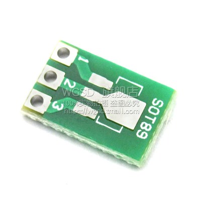 SOT89转DIP SOT223转DIP转接板PCB转换板1.5mm pitch引脚(10个)