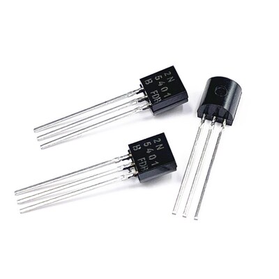 全新原装长电 2N5401 直插TO92 625mW 150v 0.6A PNP 三极管 铜脚